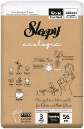SLEEPY ECOLOGIC NR 3 MIDI (4-9 KG) 56 BUC