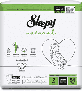 SLEEPY NATURAL SCUTECE COPII 2 MINI (3-6 KG) 84 BUC