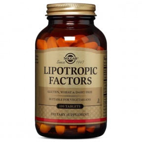 Lipotropic Factors, 100cpr, Solgar