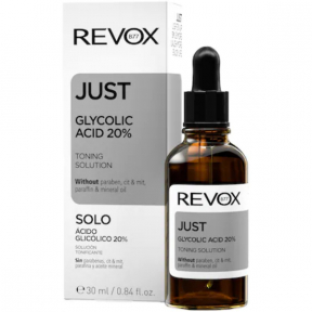 Solutie tonifianta Revox, Just Glycolic Acid 20%, 30 ml