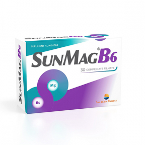 Sunmag B6, 30 capsule, Sun Wave Pharma