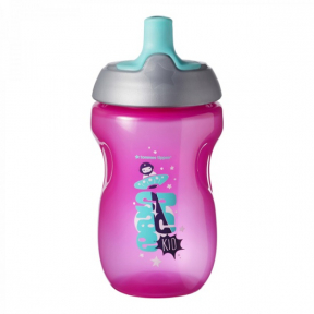 Cana Sports Ecomm, 300ml, 12luni+, roz, Tommee Tippee
