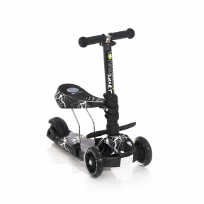 Trotineta pentru copii, Smart, Black Flash, Lorelli