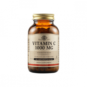 Vitamin C, 1000mg, 100 capsule vegetale, Solgar
