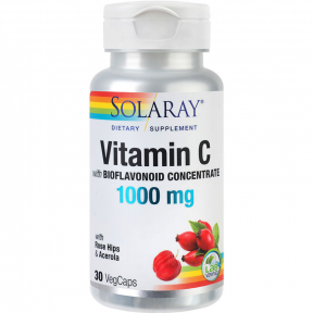 Vitamin C, 1000mg, 30cps, Solaray