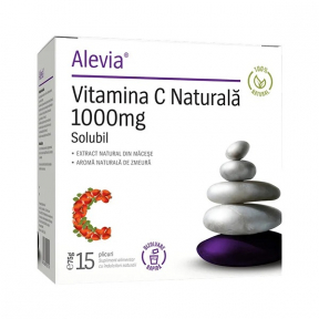 Vitamina C Naturala, 1000mg, 15 pliculete, Alevia