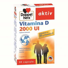 Vitamina D, 2000UI, 30cps, Doppelherz