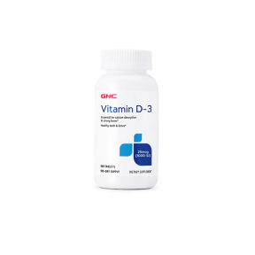 Vitamina D3 25MCG, 180 tablete, GNC