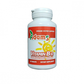 Vitamina B12 1000mcg, 90 tablete, Adams Vision