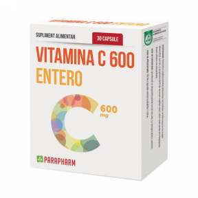 Vitamina C 600 ENTERO, 30 capsule, Parapharm