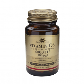 Vitamina D3, 4000UI, 60 capsule, Solgar