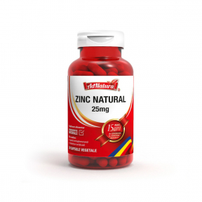 Zinc Natural, 25mg, 30 capsule, AdNatura