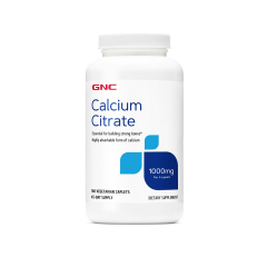 Calcium citrat, 1000mg, 180tablete, GNC