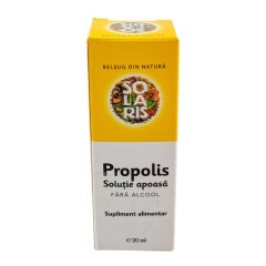 Propolis solutie apoasa fara alcool, 20ml, Solaris
