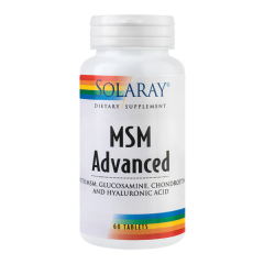 MSM Advanced, 60cpr, Solaray
