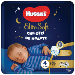 Chilotei de noapte Elite Soft Pants, nr. 4, 9-14kg, 19 bucati, HUGGIES