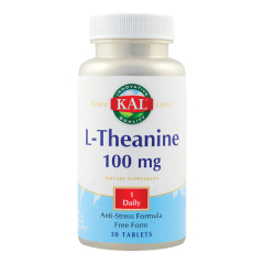 L-Theanine 100mg, 30cps, KAL