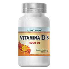 Vitamina D3 4000UI, 60cps, Cosmopharm