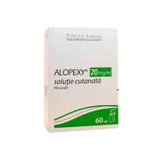 Alopexy 20mg/ml solutie cutanata, 60ml, Pierre Fabre
