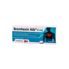 Bromhexin ATB 8mg, 20 comprimate, Antibiotice