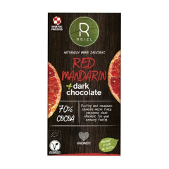 CIOCOLATA NEAGRA 70% MANDARINA ROSIE,70G,REIZL