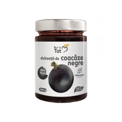 Coacaze negre dulceata fara zahar, 360g, Dacia Plant