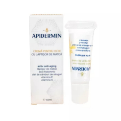 Crema pentru ochi anti-aging cu laptisor de matca Apidermin, 10 ml, Complex Apicol