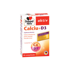 Doppelherz Activ Calciu + D3, 30 tablete, Doppelherz 
