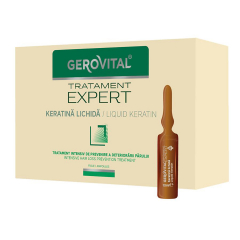 Keratina lichida TratamentExpert, 10 fiole x 10ml, Gerovital 