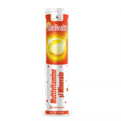 Multivitamine si minerale Sun Health efervescent, 20 comprimate, Sun Wave Pharma