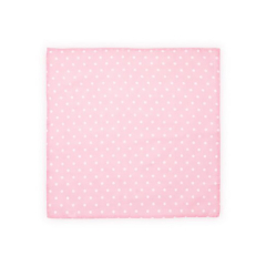 Scutec pled muselina, 80x80 cm, Pink Dots Lorelli