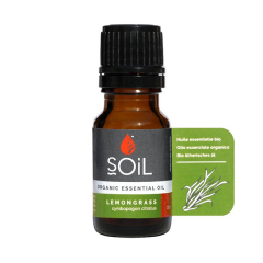 Ulei Esential Lemongrass 100% Organic, ECOCERT, 10ml, SOiL