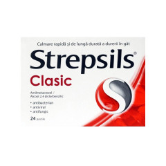 Strepsils clasic, 24 pastile, Reckitt Benkiser