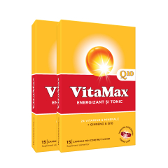 Vitamax Q 10, pachet promo 1+1,15 capsule, Perrigo