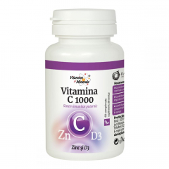Vitamina C, cu Zinc si D3, 60cpr, Dacia Plant