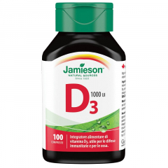 Vitamina D3, 1000UI, 100tb, Jamieson