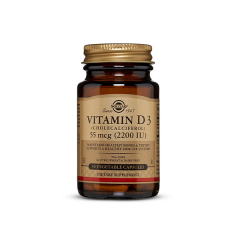 Vitamin D3 2200UI, 50 capsule vegetale, Solgar