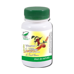 Vitamina C 1000mg Lamaie Cu Maces & Acerola, 100 capsule, Pro Natura