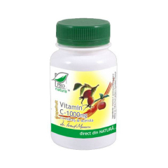 Vitamina C 1000mg, Grapefruit Cu Maces & Acerola, 60 capsule, Pro Natura