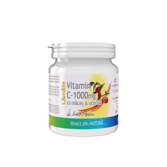 Vitamina C lamaie 1000mg, 10 capsule, Pro Natura