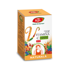 Vitamina C 1000 naturala, F175, 10 plicuri, Fares